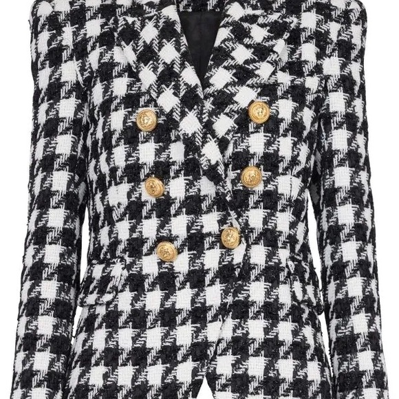 Balmain Houndstooth Blazer - Picture 3 of 7